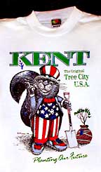Kent, Ohio Black Squirrel T-Shirt